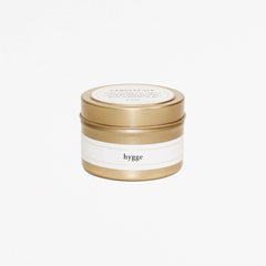 Hygge - 4 oz Gold Travel Candle