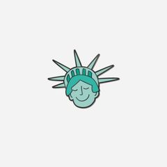 Sweet Lady Liberty 1" Enamel Pin