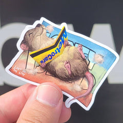 Summer Rat Vinyl Sticker