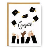Congrats Graduation Hats - Graduation Card