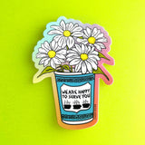 Bodega Flowers Sticker