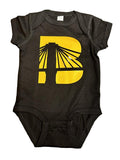 B Icon Onesie Black