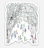 Literary Walk Sticker (Central Park)