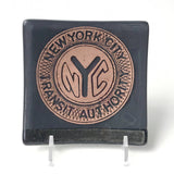 New York City Subway Token Glass 4.5" Catch-All Dish
