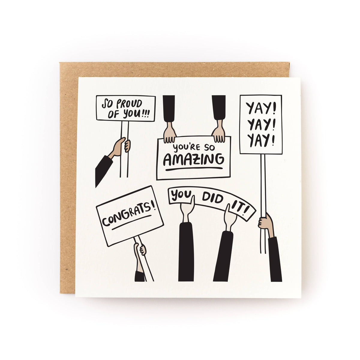 Yay You Did It Congratulations Card