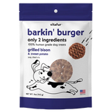 Vitafur Barkin Burger Bison & Sweet Potato Dog Treat