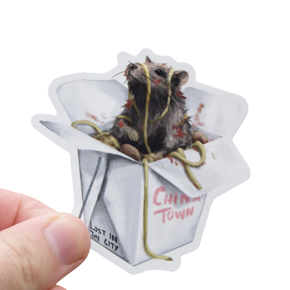 Noodles Rat Sticker
