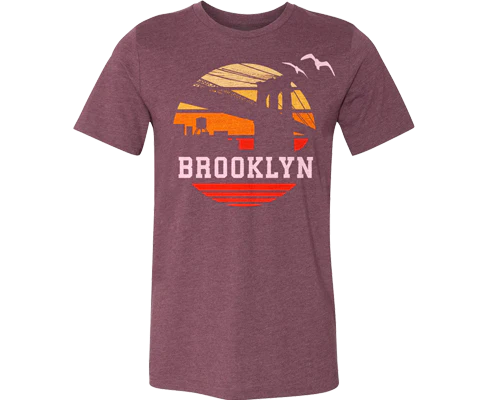 Orange Sunrise Brooklyn T-Shirt