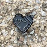 EPIC UNO Graffiti Heart Pin
