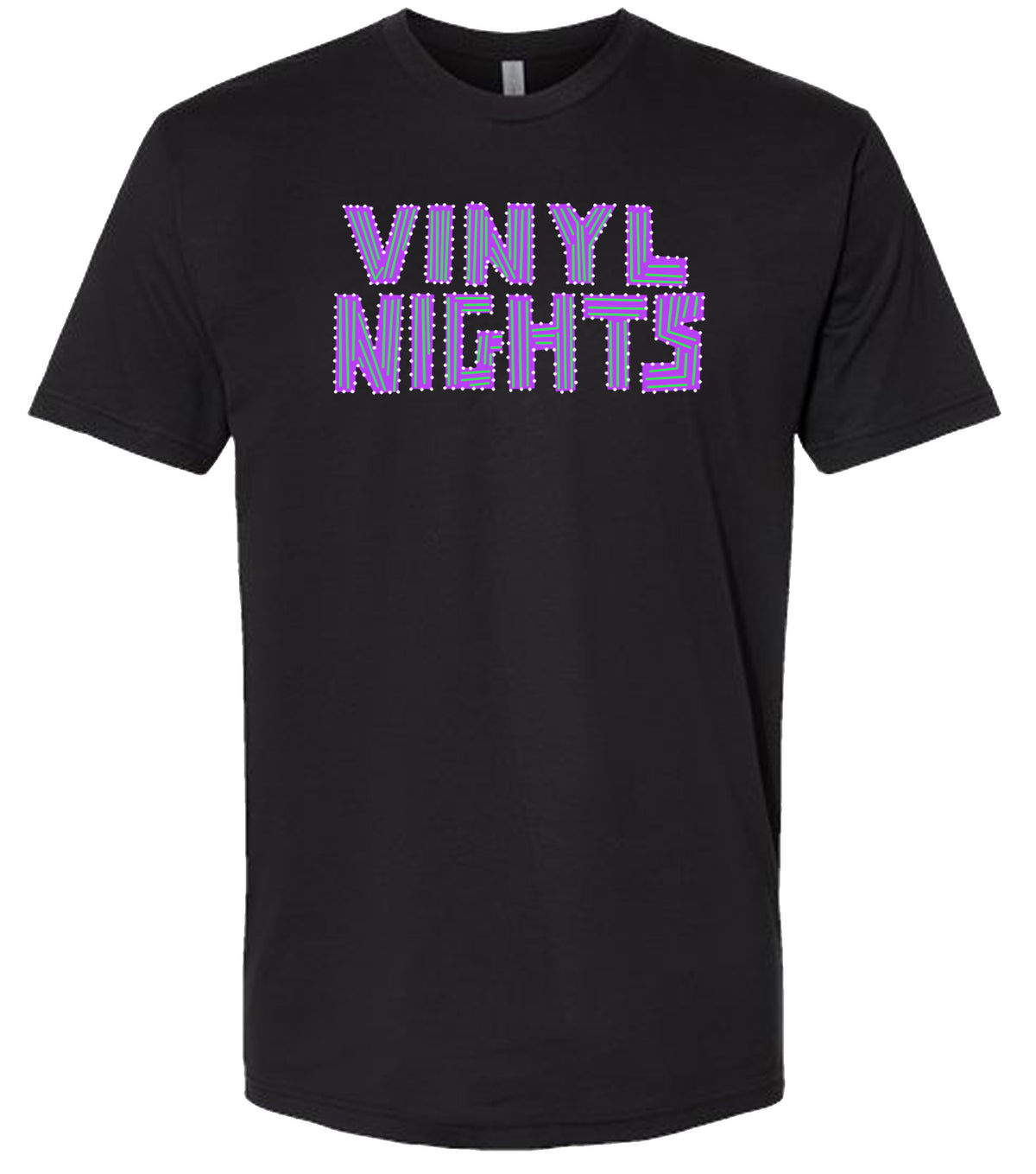 Vinyl Nights Logo in Purple
