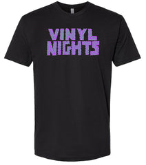 Vinyl Nights Logo in Purple