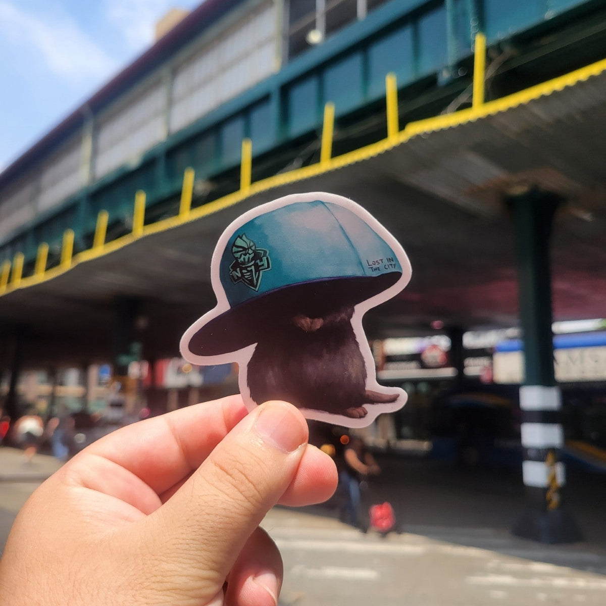 Liberty Hat Rat Vinyl Sticker