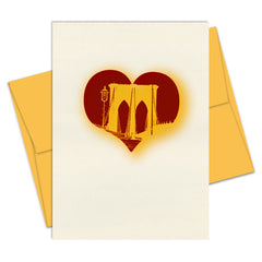 Gold Heart Card