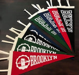 Wool Felt Brooklyn Pennant Flags