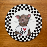 Dimorae 'Brooklyn Rat' Coasters