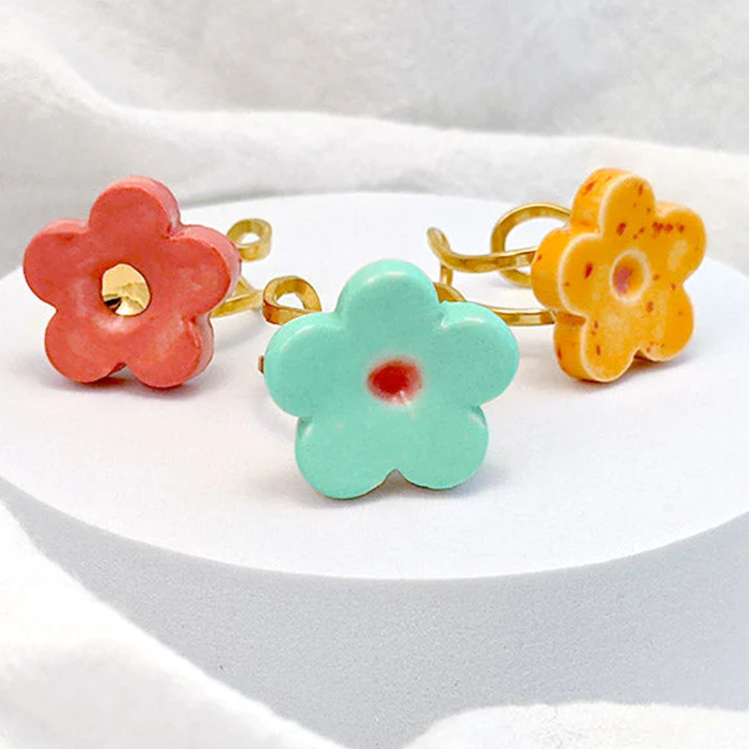 Adjustable Flower Ring