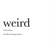 Weird Definition Everyday Card